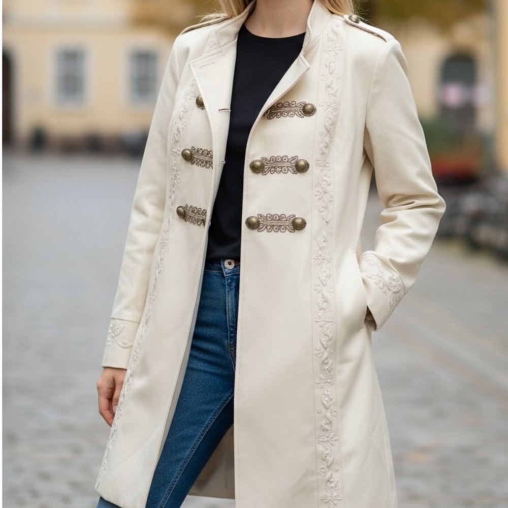 Nicole Miller Vintage Collection Military Jacket NWT XS